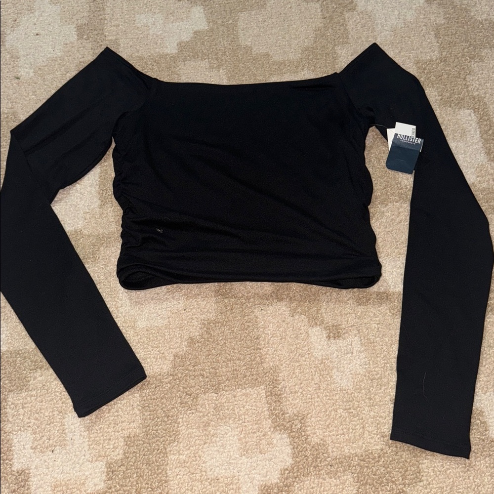 Hollister Black Off-Shoulder Top